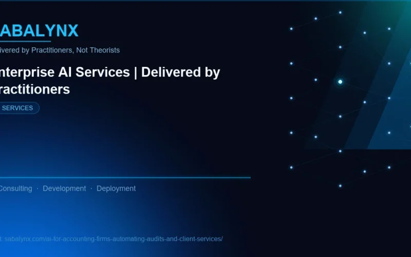 AI for Accounting Firms Automating Audits and Client Services — AI Services | Sabalynx Enterprise AI