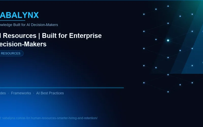 AI for Human Resources Smarter Hiring and Retention — AI Resources | Sabalynx Enterprise AI
