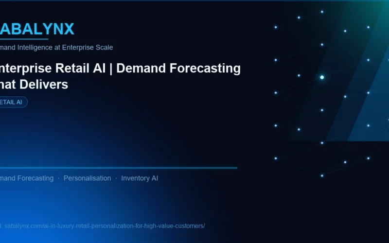 AI in Luxury Retail Personalization for High Value Customers — Retail AI | Sabalynx Enterprise AI