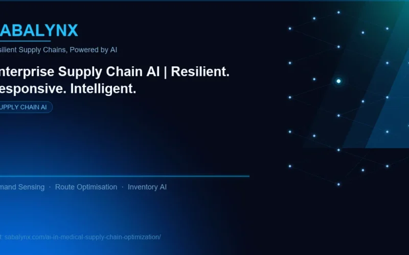 AI in Medical Supply Chain Optimization — Supply Chain AI | Sabalynx Enterprise AI