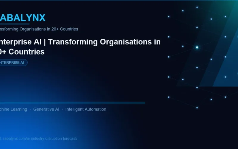 AI Industry Disruption Forecast — Enterprise AI | Sabalynx Enterprise AI