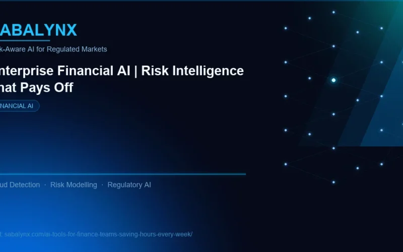 AI Tools for Finance Teams Saving Hours Every Week — Financial AI | Sabalynx Enterprise AI
