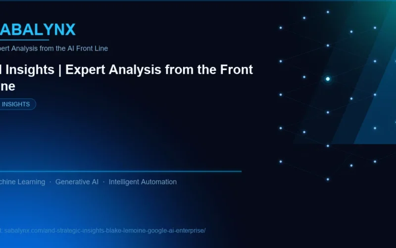 And Strategic Insights Blake Lemoine Google AI Enterprise — AI Insights | Sabalynx Enterprise AI