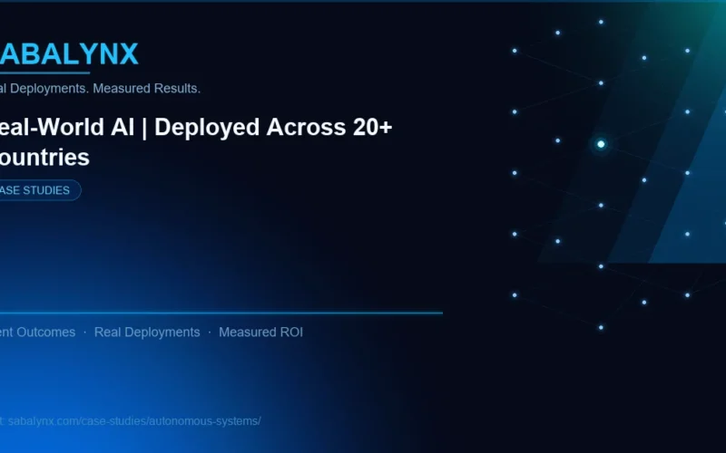 Autonomous Systems — Case Studies | Sabalynx Enterprise AI