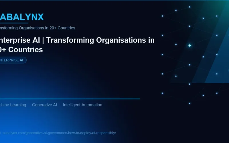 Generative AI Governance How to Deploy AI Responsibly — Enterprise AI | Sabalynx Enterprise AI