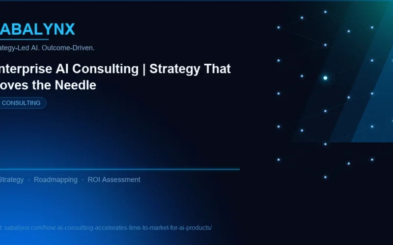 How AI Consulting Accelerates Time to Market for AI Products — AI Consulting | Sabalynx Enterprise AI