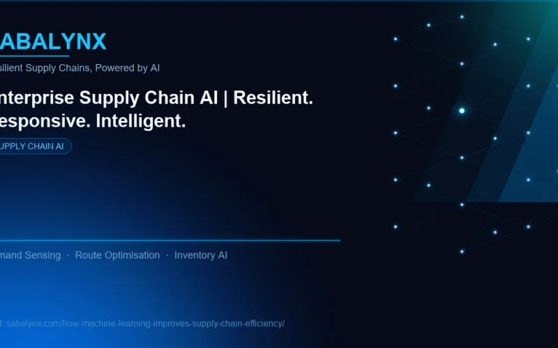 How Machine Learning Improves Supply Chain Efficiency — Supply Chain AI | Sabalynx Enterprise AI