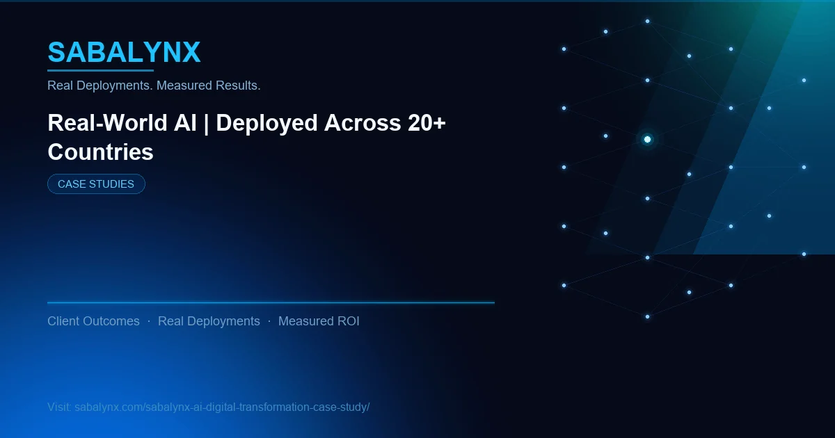 Sabalynx AI Digital Transformation Case Study — Case Studies | Sabalynx Enterprise AI