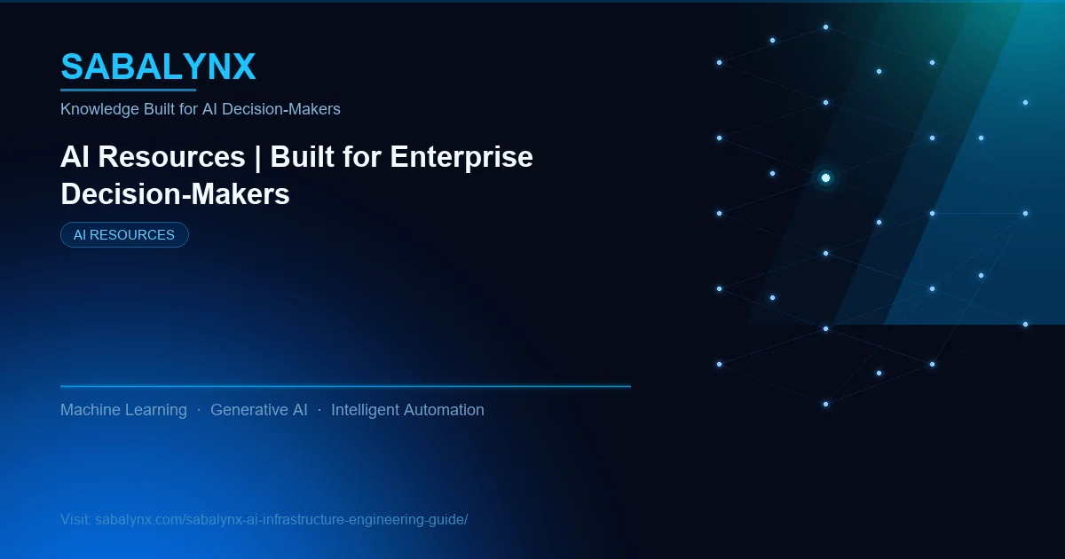 Sabalynx AI Infrastructure Engineering Guide — AI Resources | Sabalynx Enterprise AI