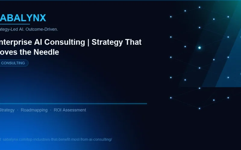Top Industries That Benefit Most From AI Consulting — AI Consulting | Sabalynx Enterprise AI