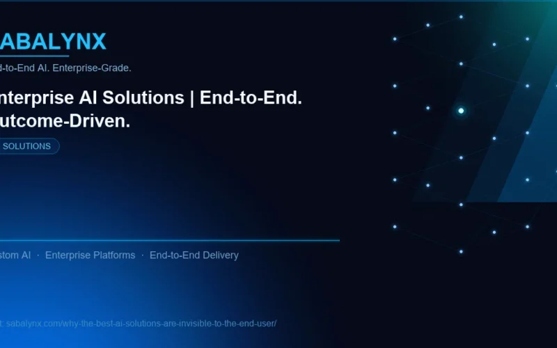 Why the Best AI Solutions Are Invisible to the End User — AI Solutions | Sabalynx Enterprise AI